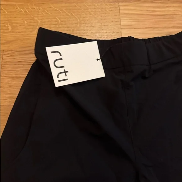 NWT Ruti Black Wide-Leg Pants - Picture 2 of 4